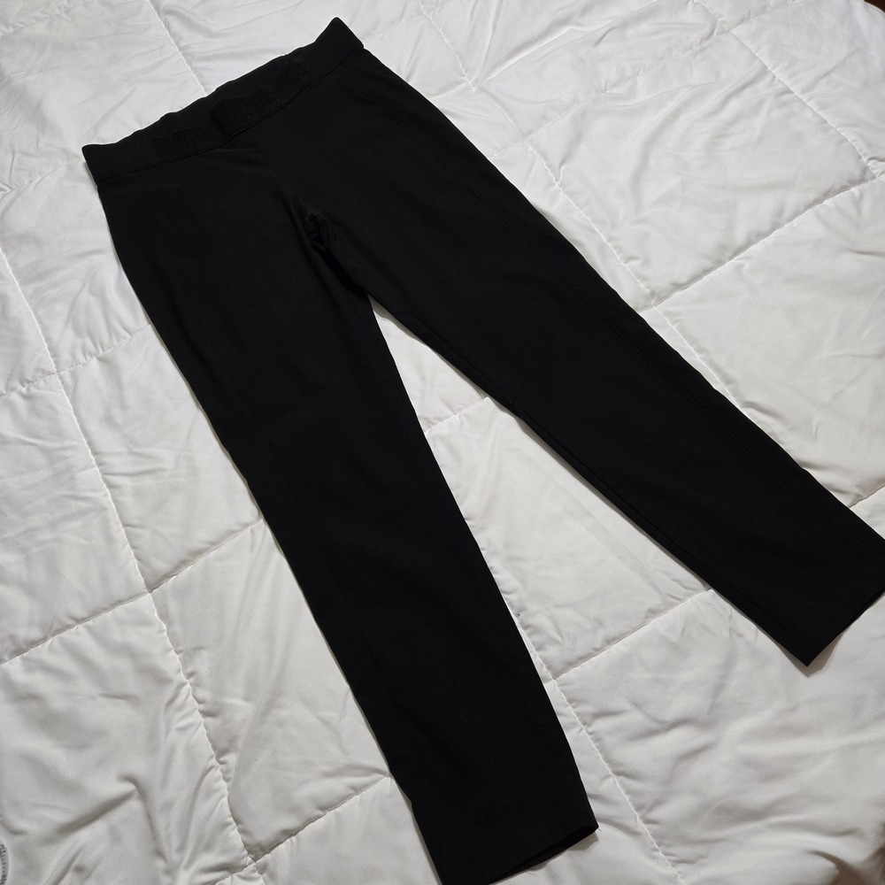 Simply Vera Vera Wang Womens Black Pull On Leggings Elastic Waist Pants Size M